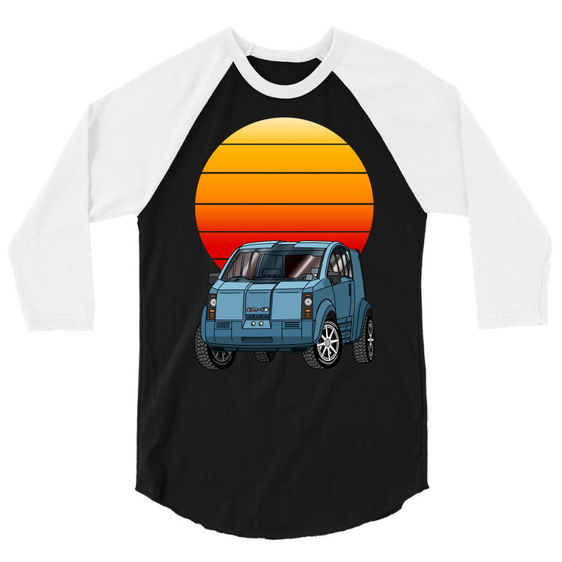 Japanese Minivan Concept 3/4 Sleeve Shirt | Artistshot