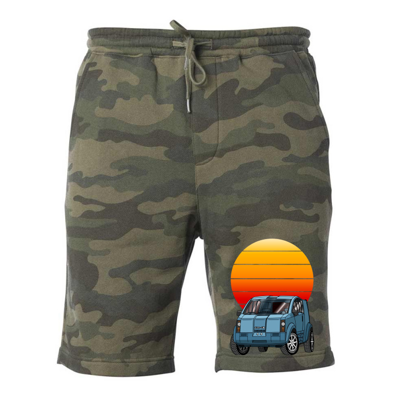 Japanese Minivan Concept Fleece Short | Artistshot