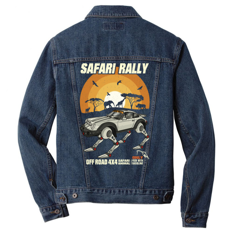 Autobeast Offroad Safari Rally Men Denim Jacket by rozihapirrirq | Artistshot