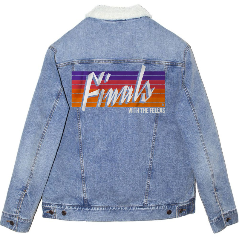 Finals With Fellas Unisex Sherpa-Lined Denim Jacket by sounyariniow | Artistshot