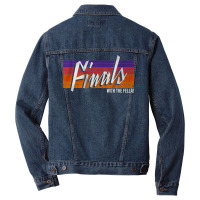 Finals With Fellas Men Denim Jacket | Artistshot