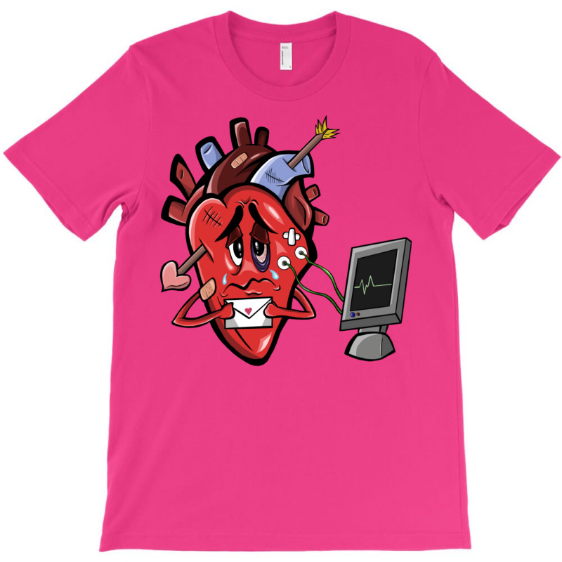 Broken Heart Syndrome T-Shirt by olsettorbasl | Artistshot