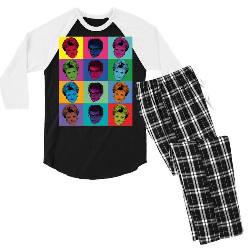 Trending Jessica Fletcher Popart Men's 3/4 Sleeve Pajama Set by hongquangd | Artistshot