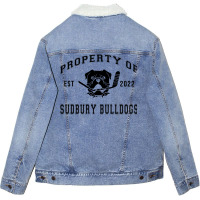 Shoresy  Property Of Sudbury Bulldogs Unisex Sherpa-lined Denim Jacket | Artistshot