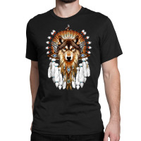 Native American Wolf   Wolf Lovers T Shirt Classic T-shirt | Artistshot