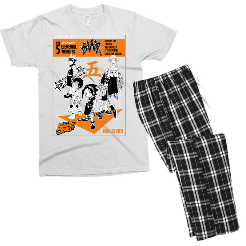 The Five Elemental Warriors Shaman King Men's T-shirt Pajama Set by iossifdrahimc | Artistshot