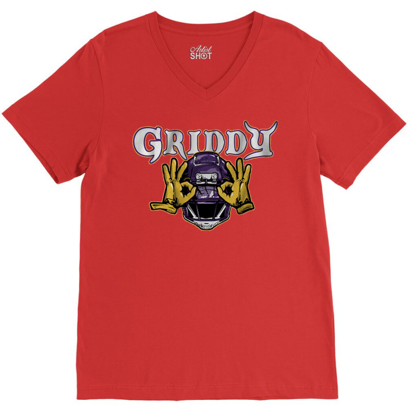 The Griddy V-neck Tee | Artistshot