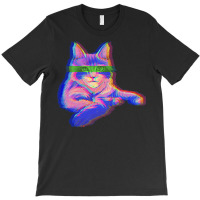 Cat Apparel T  Shirt Cat Maine Coon Glitch Effect Cats T  Shirt T-shirt | Artistshot