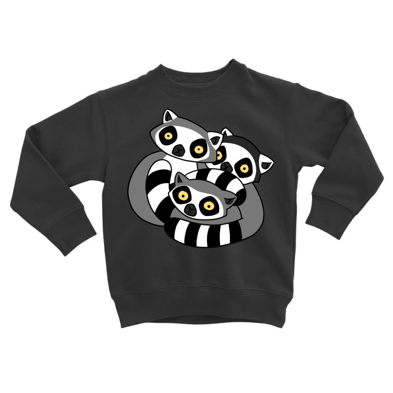 Cuddly Ring Tailed Lemurs Toddler Sweatshirt | Artistshot