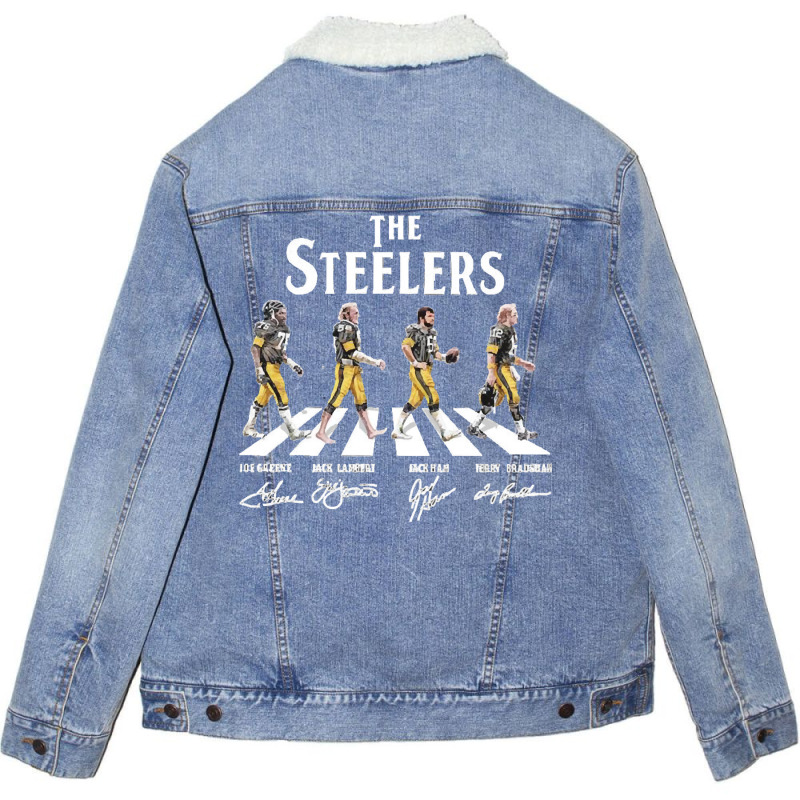 The Steelers Unisex Sherpa-lined Denim Jacket | Artistshot