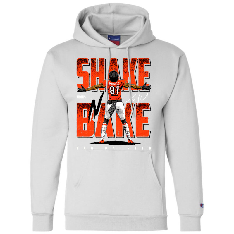 Tim Patrick Shake And Bake Champion Hoodie | Artistshot