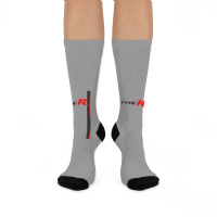 Carbon Type R Racing Stripe Crew Socks | Artistshot