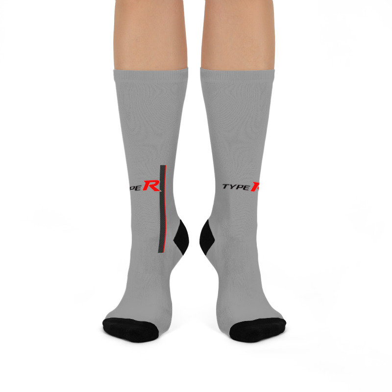 Carbon Type R Racing Stripe Crew Socks | Artistshot