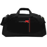 Carbon Type R Racing Stripe Active Duffel | Artistshot