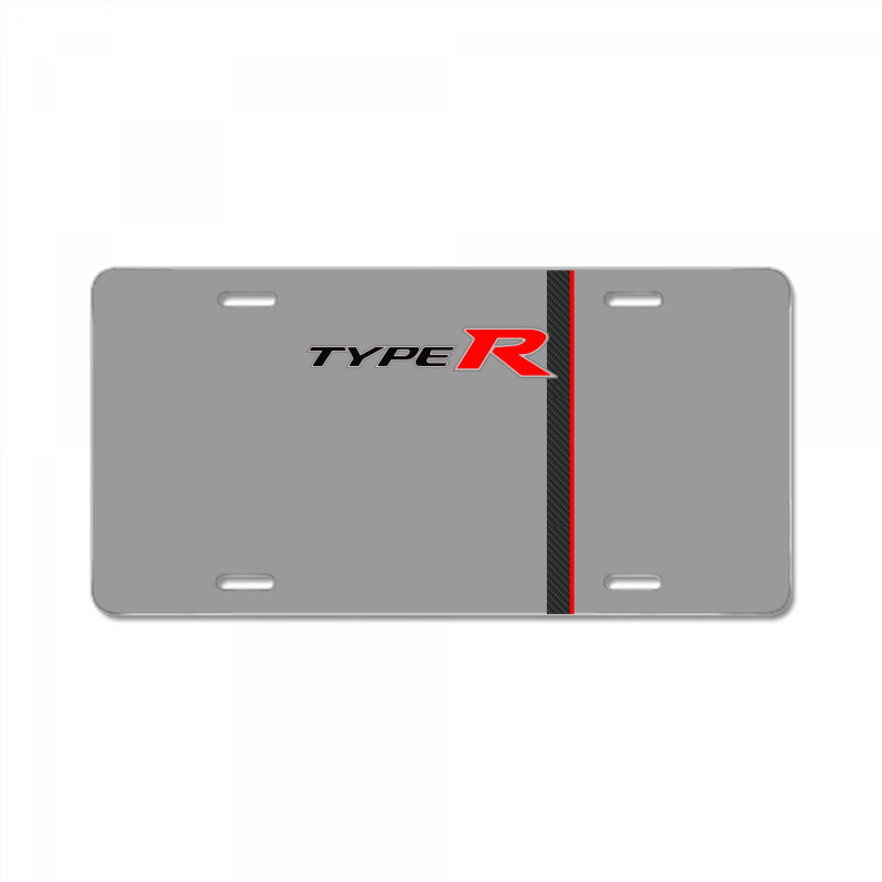 Carbon Type R Racing Stripe License Plate | Artistshot