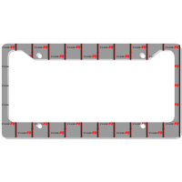 Carbon Type R Racing Stripe License Plate Frame | Artistshot