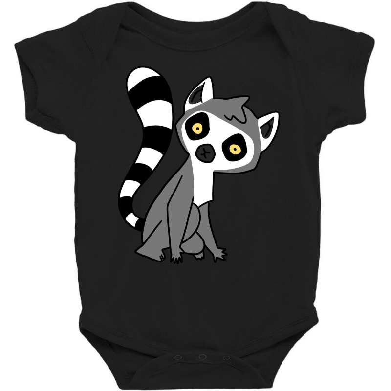 Curious Ring Tailed Lemur Baby Bodysuit | Artistshot