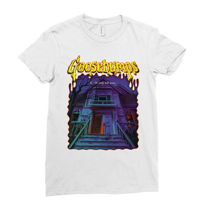 Goosebumps Vintage Welcome To Dead House Ladies Fitted T-Shirt by macoagapurt | Artistshot