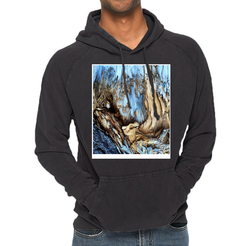 Tree Wood Texture   Abstract Pattern Vintage Hoodie | Artistshot