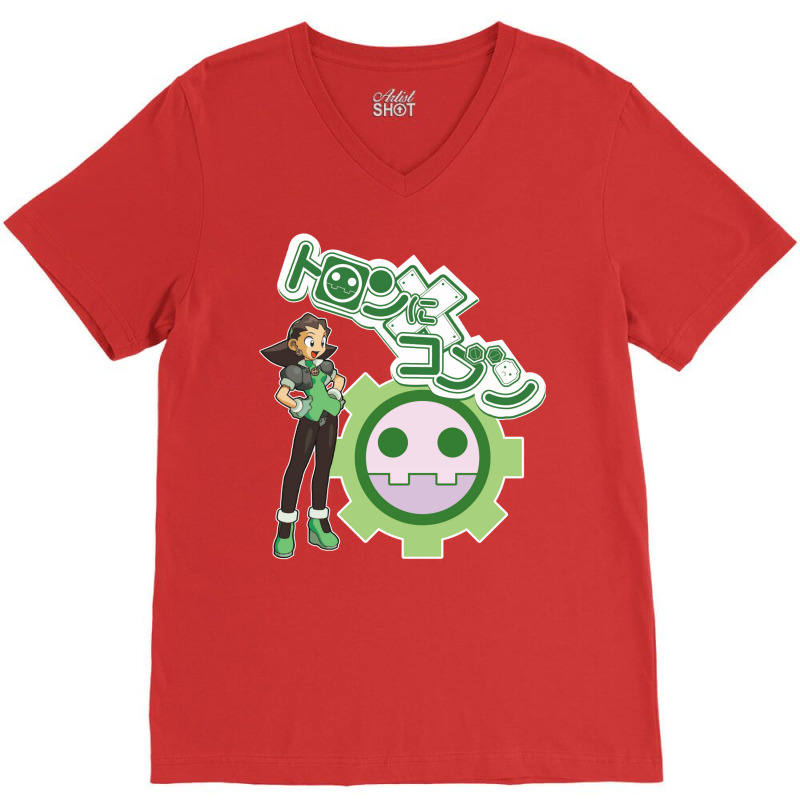 Tron Bonne Green V1 V-neck Tee | Artistshot