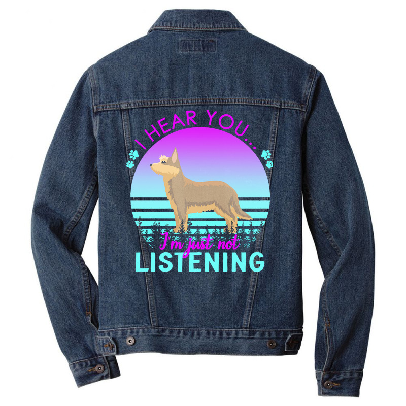 Berger Picard T  Shirt I Hear You I'm Just Not Listening Berger Picard Men Denim Jacket by xbarrows322 | Artistshot