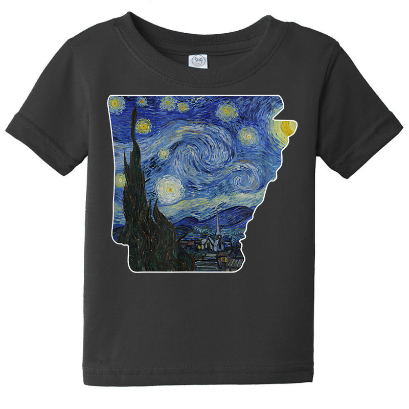 Arkansas Starry Night Style State T Shirt Baby Tee by corrinwpxbilal | Artistshot