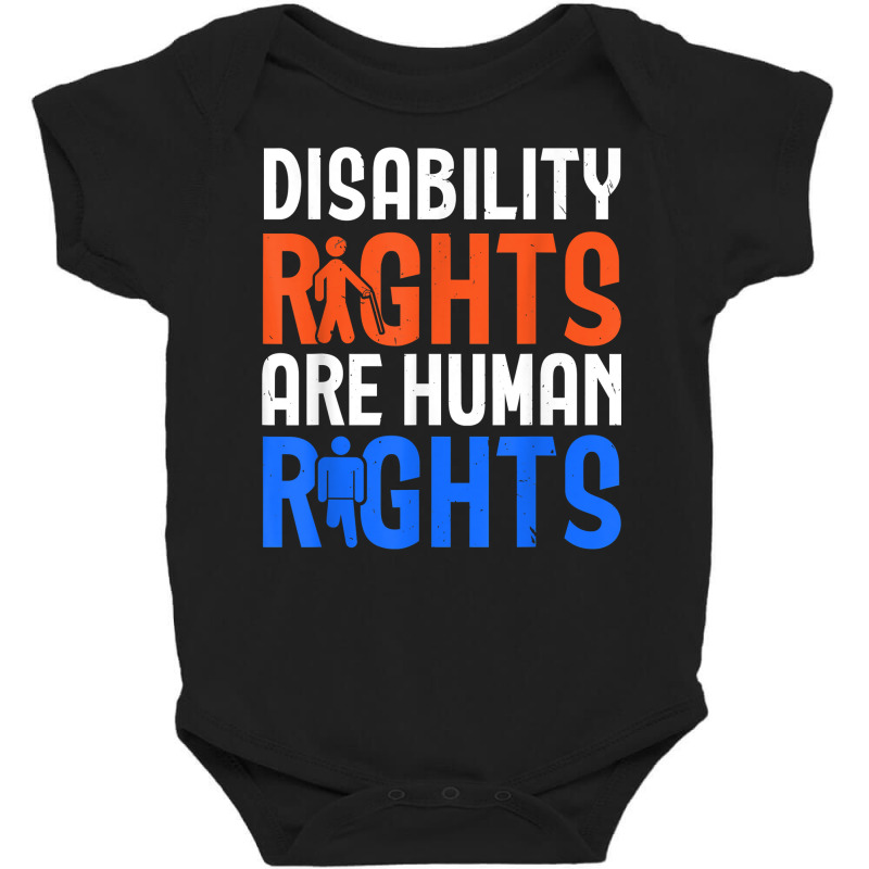 Disability Rights Are Human Rights Disability Awareness T Shirt Baby Bodysuit by corrinwpxbilal | Artistshot