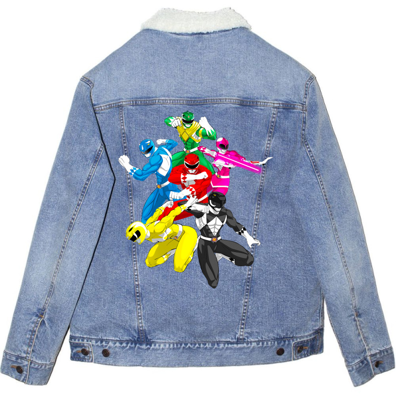 Hot Trend Let's Power Up - Zyuranger Unisex Sherpa-Lined Denim Jacket by quanghuydinh1 | Artistshot