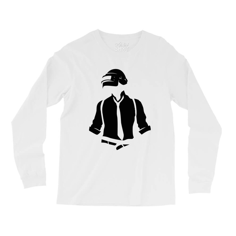 Black Pubg Man Long Sleeve Shirts | Artistshot