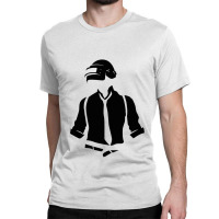 Black Pubg Man Classic T-shirt | Artistshot