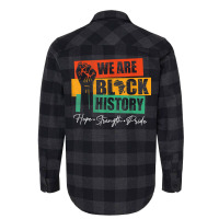 We Are Black History Hope Strength Pride Raise Hand T Shirt Flannel Shirt | Artistshot