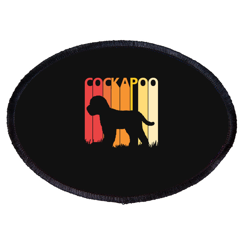 Cockapoo T  Shirt Vintage Cockapoo Dog T  Shirt Oval Patch | Artistshot