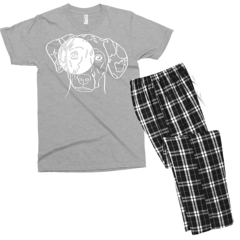 Dalmatian Dog T  Shirt Dalmatian Dog Line Art T  Shirt Men's T-shirt Pajama Set | Artistshot