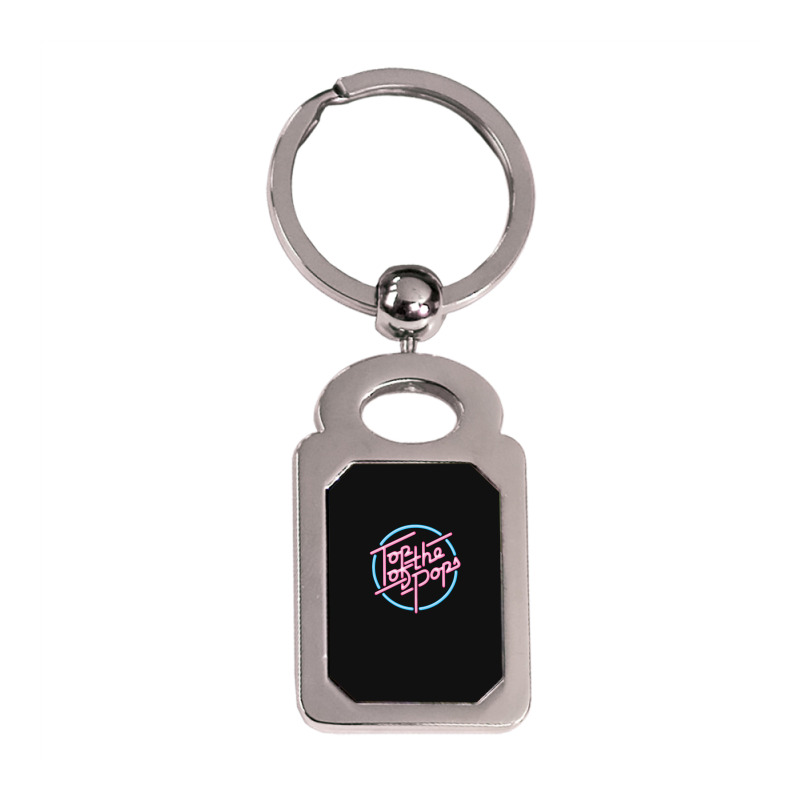 Top Of The Pops Silver Rectangle Keychain | Artistshot