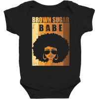 Womens Brown Sugar Babe Proud Black Women African Pride Vintage T Shir Baby Bodysuit | Artistshot