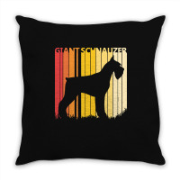 Giant Schnauzer T  Shirt Vintage Giant Schnauzer Dog T  Shirt Throw Pillow | Artistshot