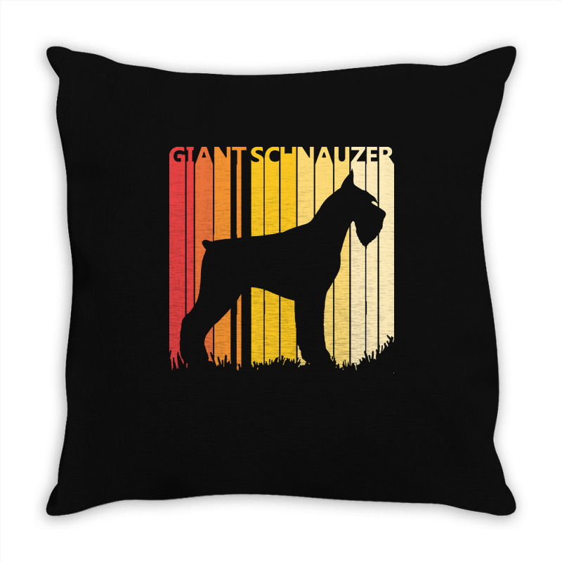 Giant Schnauzer T  Shirt Vintage Giant Schnauzer Dog T  Shirt Throw Pillow | Artistshot