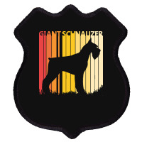 Giant Schnauzer T  Shirt Vintage Giant Schnauzer Dog T  Shirt Shield Patch | Artistshot