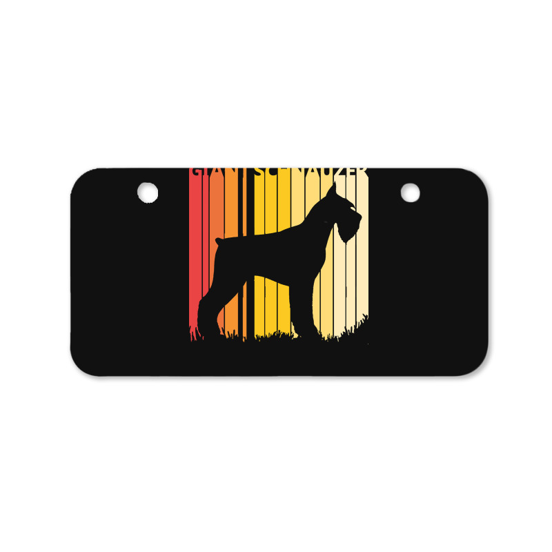 Giant Schnauzer T  Shirt Vintage Giant Schnauzer Dog T  Shirt Bicycle License Plate | Artistshot