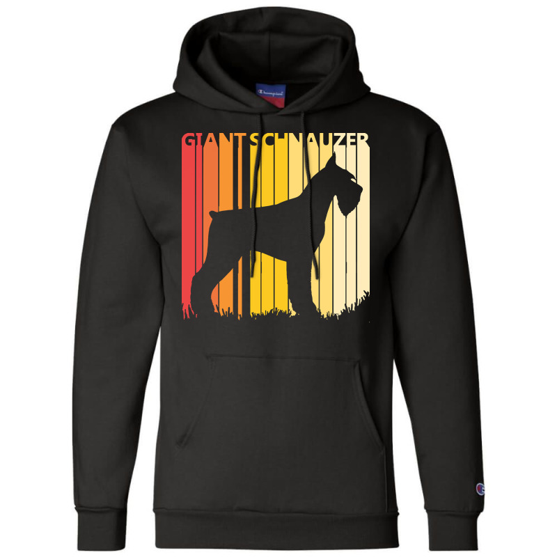 Giant Schnauzer T  Shirt Vintage Giant Schnauzer Dog T  Shirt Champion Hoodie | Artistshot