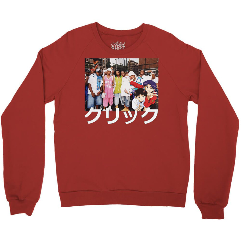 Dipset X Evangelion X Clique Crewneck Sweatshirt | Artistshot