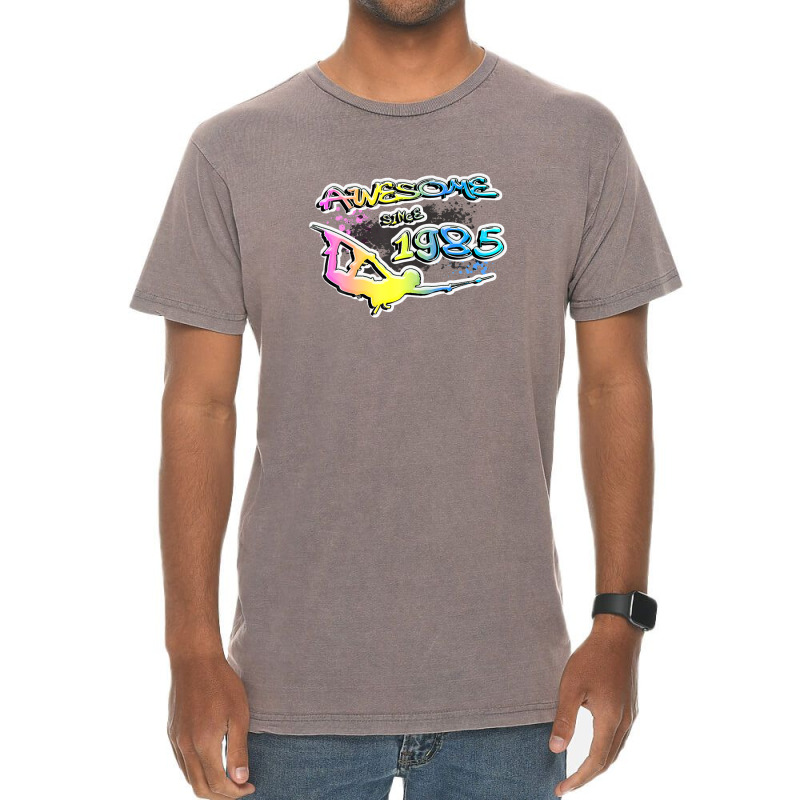 Awesome Since 1985. Wakeboard Lifestyle Vintage T-shirt | Artistshot