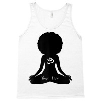 Womens Yogi Life Black Heritage Meditation Om Yoga T Shirt Tank Top | Artistshot