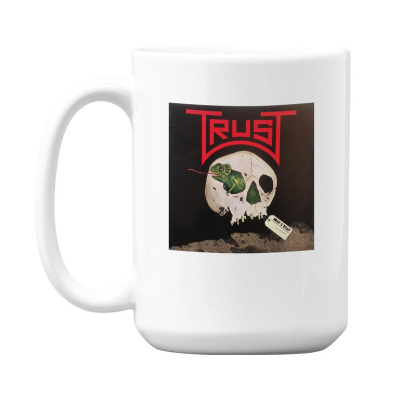 Trust - Man's Trap Album 1983 15 Oz Coffee Mug | Artistshot