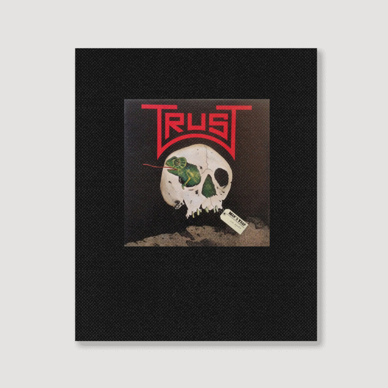 Trust - Man's Trap Album 1983 Portrait Canvas Print | Artistshot