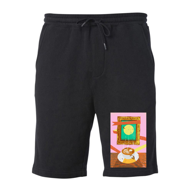 Trending Moon Coffee Fleece Short | Artistshot