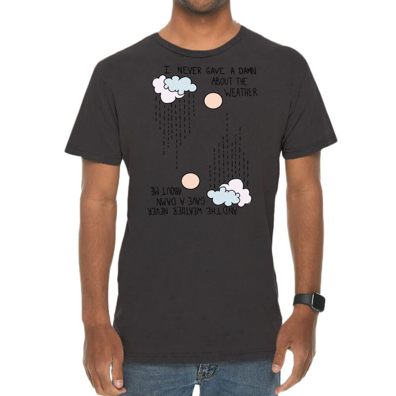 I Never Gave A Damn About The Weather... Vintage T-shirt | Artistshot