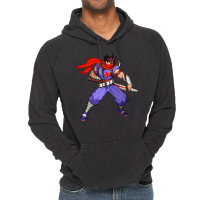 Strider Hiryu Stance Vintage Hoodie | Artistshot