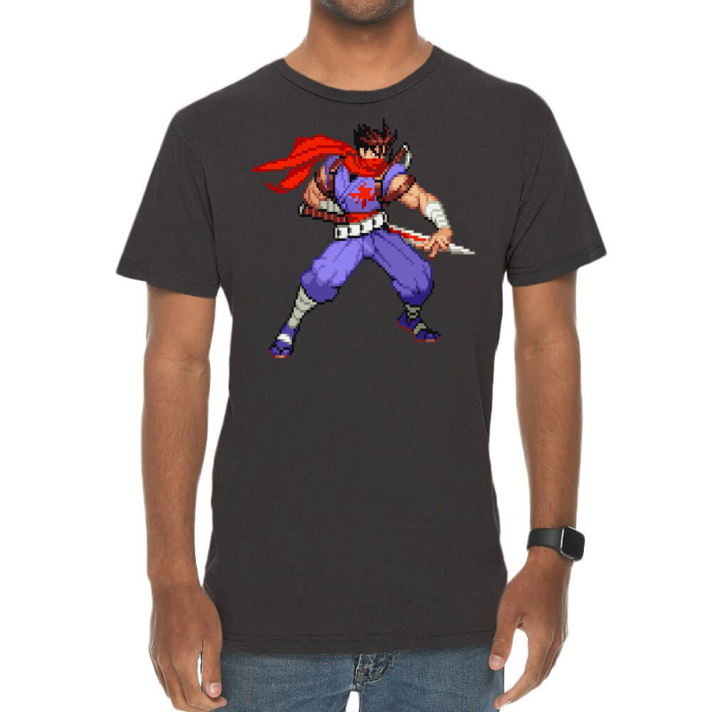 Strider Hiryu Stance Vintage T-shirt | Artistshot