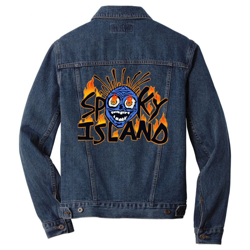 Spooky Island Classic Men Denim Jacket by cajeroameyaam | Artistshot